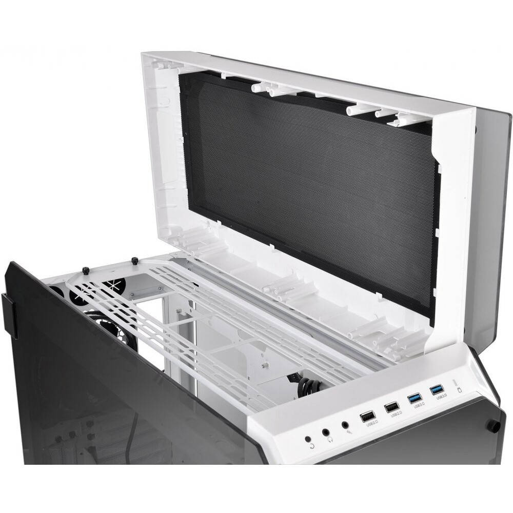 Компьютерный корпус Thermaltake View 71 TG Snow CA-1I7-00F6WN-00 White/Win/SPCC/Tempered Glass*4/Col