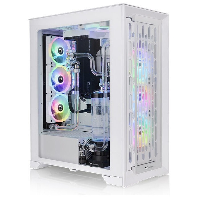 Компьютерный корпус Thermaltake View 71 TG Snow CA-1I7-00F6WN-00 White/Win/SPCC/Tempered Glass*4/Col
