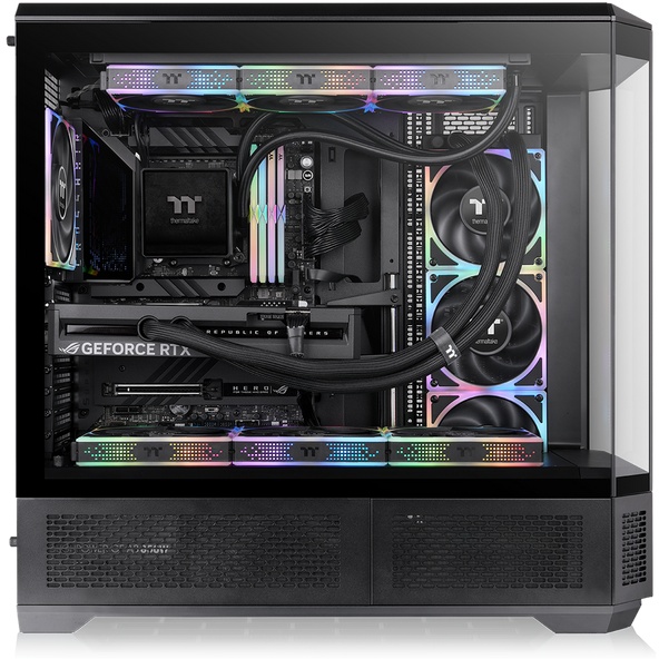 Корпус Thermaltake View 600 TG черный без БП E-ATX 2xUSB3.0 1xUSB3.1 audio bott PSU