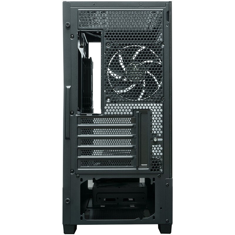 Компьютерный корпус XASTRA Q500M 3ARGB-FG-C10-UC Black mATX/Aquarium/Screewless/ 3x120mm ARGB PWM FG