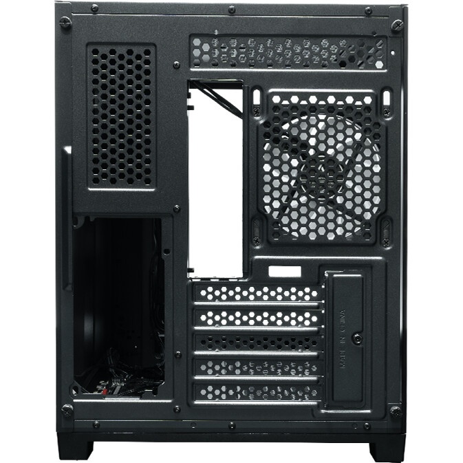 Компьютерный корпус XASTRA Q500M 3ARGB-FG-C10-UC Black mATX/Aquarium/Screewless/ 3x120mm ARGB PWM FG