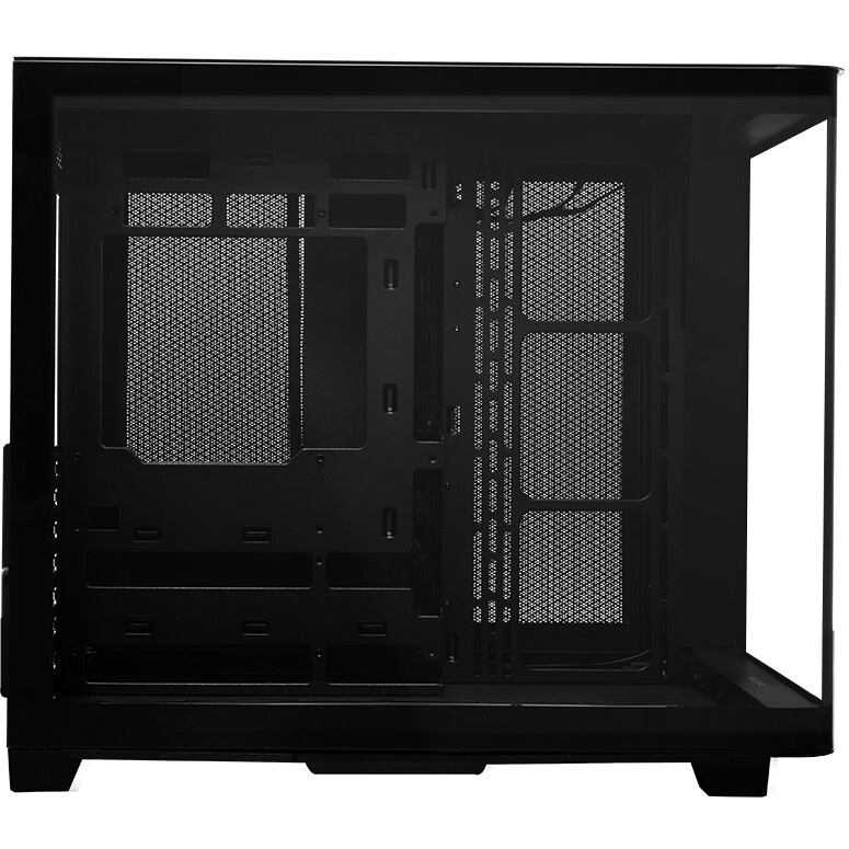 Компьютерный корпус XASTRA Q500M 3ARGB-FG-C10-UC Black mATX/Aquarium/Screewless/ 3x120mm ARGB PWM FG