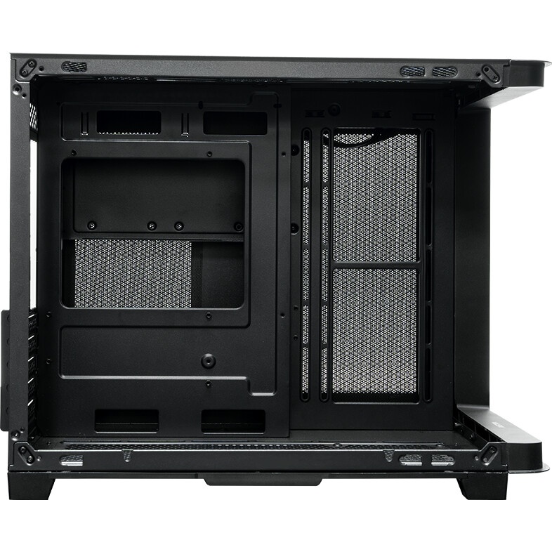 Компьютерный корпус XASTRA Q500M 3ARGB-FG-C10-UC Black mATX/Aquarium/Screewless/ 3x120mm ARGB PWM FG