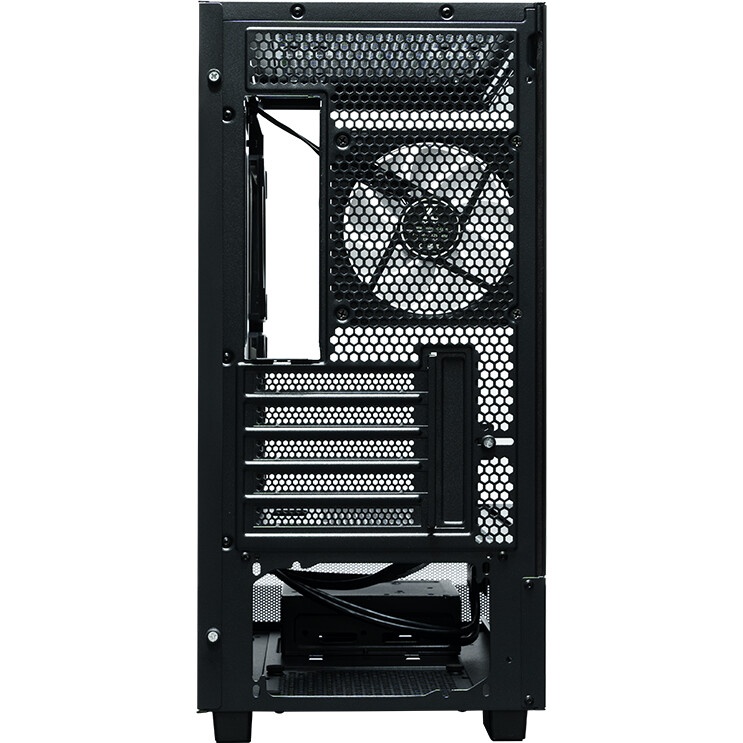 Компьютерный корпус XASTRA Q500M 3ARGB-FG-C10-UC Black mATX/Aquarium/Screewless/ 3x120mm ARGB PWM FG