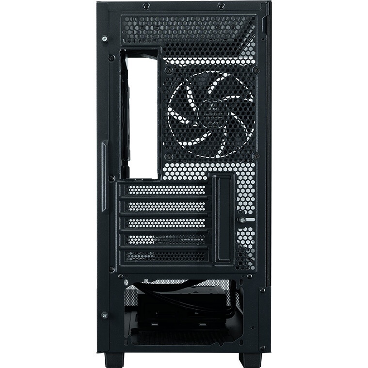 Компьютерный корпус XASTRA Q500M 3ARGB-FG-C10-UC Black mATX/Aquarium/Screewless/ 3x120mm ARGB PWM FG