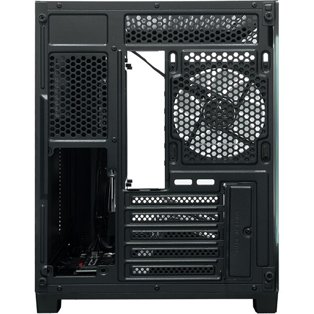 Компьютерный корпус XASTRA Q500M 3ARGB-FG-C10-UC Black mATX/Aquarium/Screewless/ 3x120mm ARGB PWM FG
