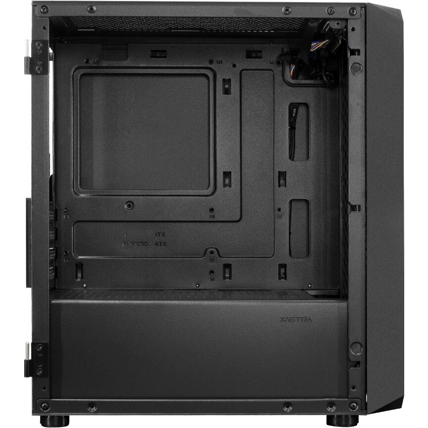 Корпус Azza AEROHEX-M черный без БП mATX 4x120mm 1xUSB2.0 2xUSB3.0 audio bott PSU