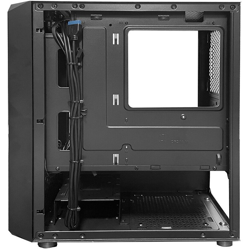 Корпус Azza AEROHEX-M черный без БП mATX 4x120mm 1xUSB2.0 2xUSB3.0 audio bott PSU