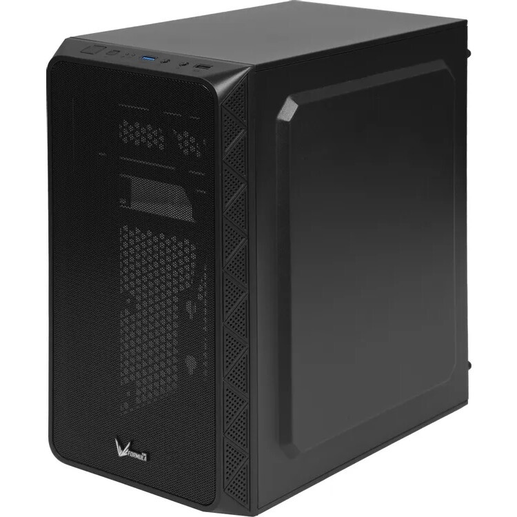 Корпус Azza AEROHEX-M черный без БП mATX 4x120mm 1xUSB2.0 2xUSB3.0 audio bott PSU
