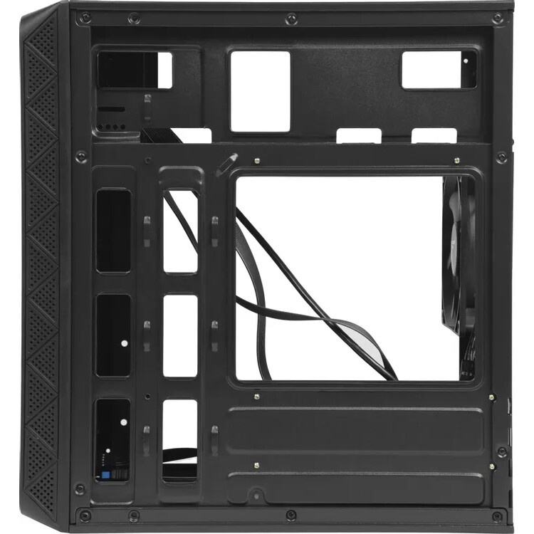 Корпус Azza AEROHEX-M черный без БП mATX 4x120mm 1xUSB2.0 2xUSB3.0 audio bott PSU