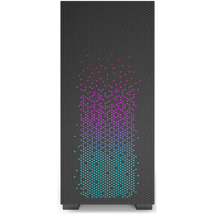 Корпус Azza AEROHEX черный без БП ATX 4x120mm 1xUSB2.0 1xUSB3.0 audio bott PSU