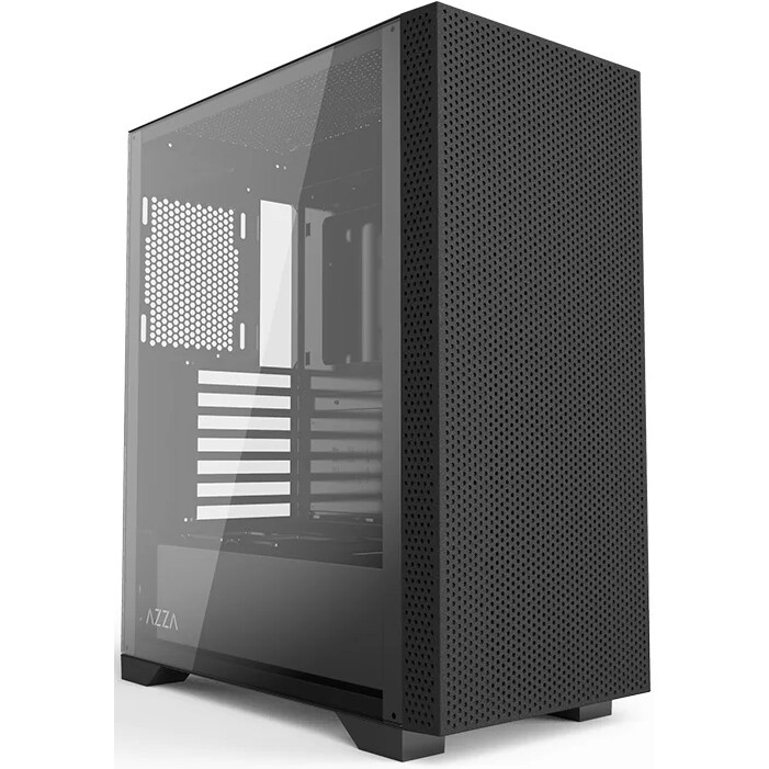 Корпус Azza AEROHEX черный без БП ATX 4x120mm 1xUSB2.0 1xUSB3.0 audio bott PSU