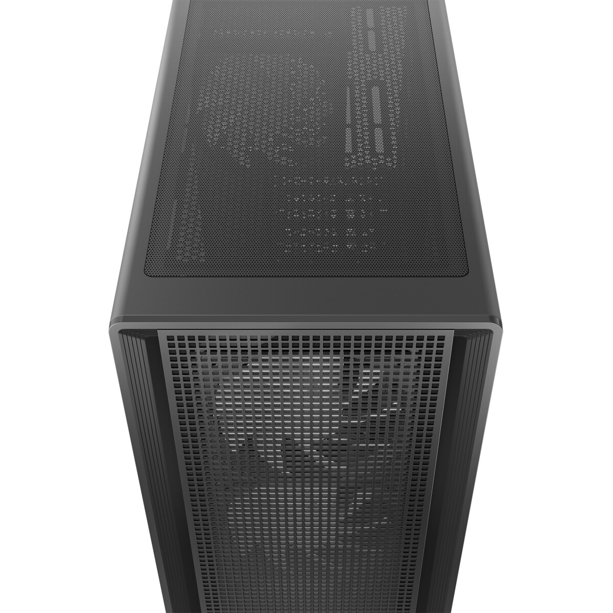 Корпус Azza AEROHEX черный без БП ATX 4x120mm 1xUSB2.0 1xUSB3.0 audio bott PSU