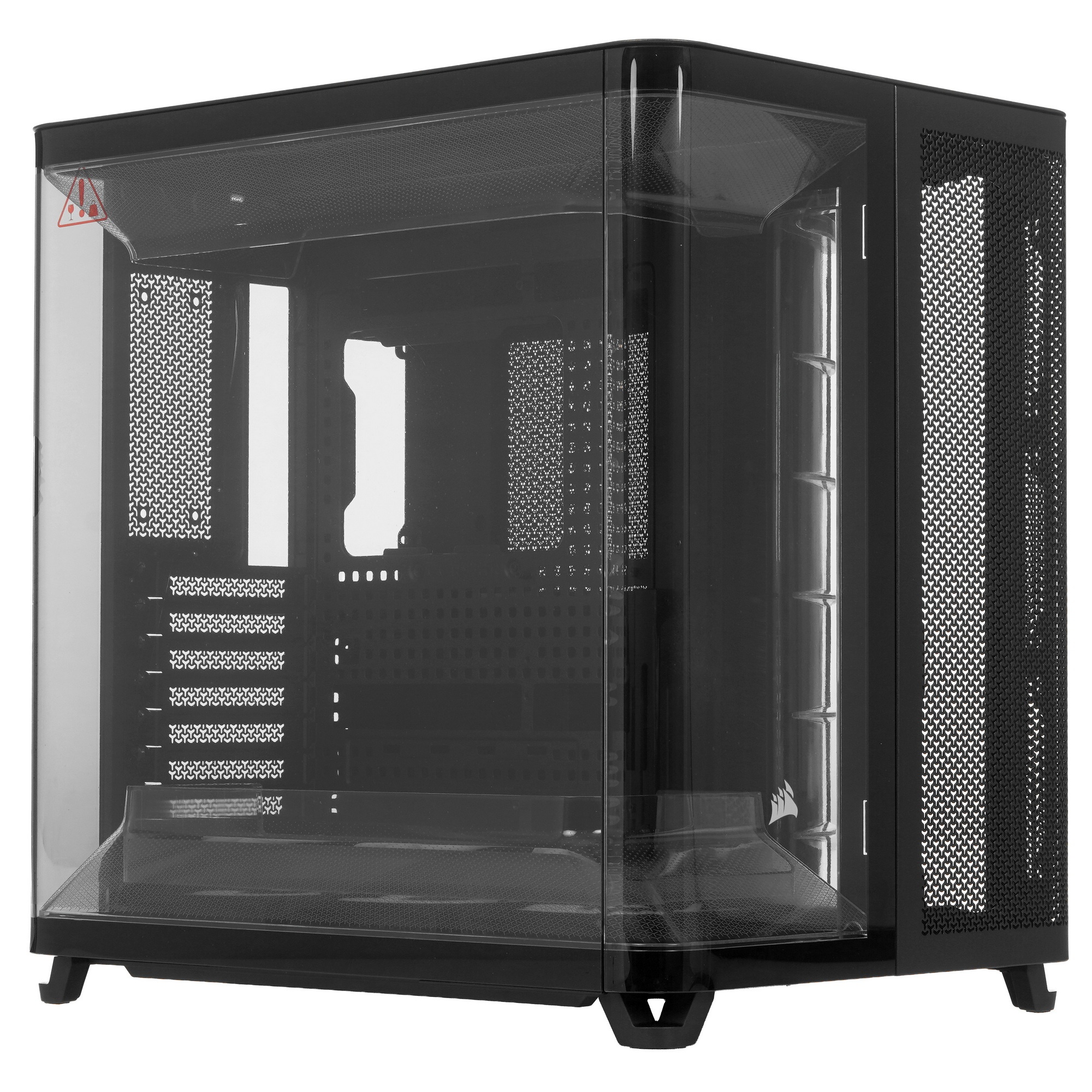 Корпус без блока питания/ Case Corsair AIR 5400 RS-R ARGB, Midi-Tower, TG, 3x120mm ARGB reverse fans