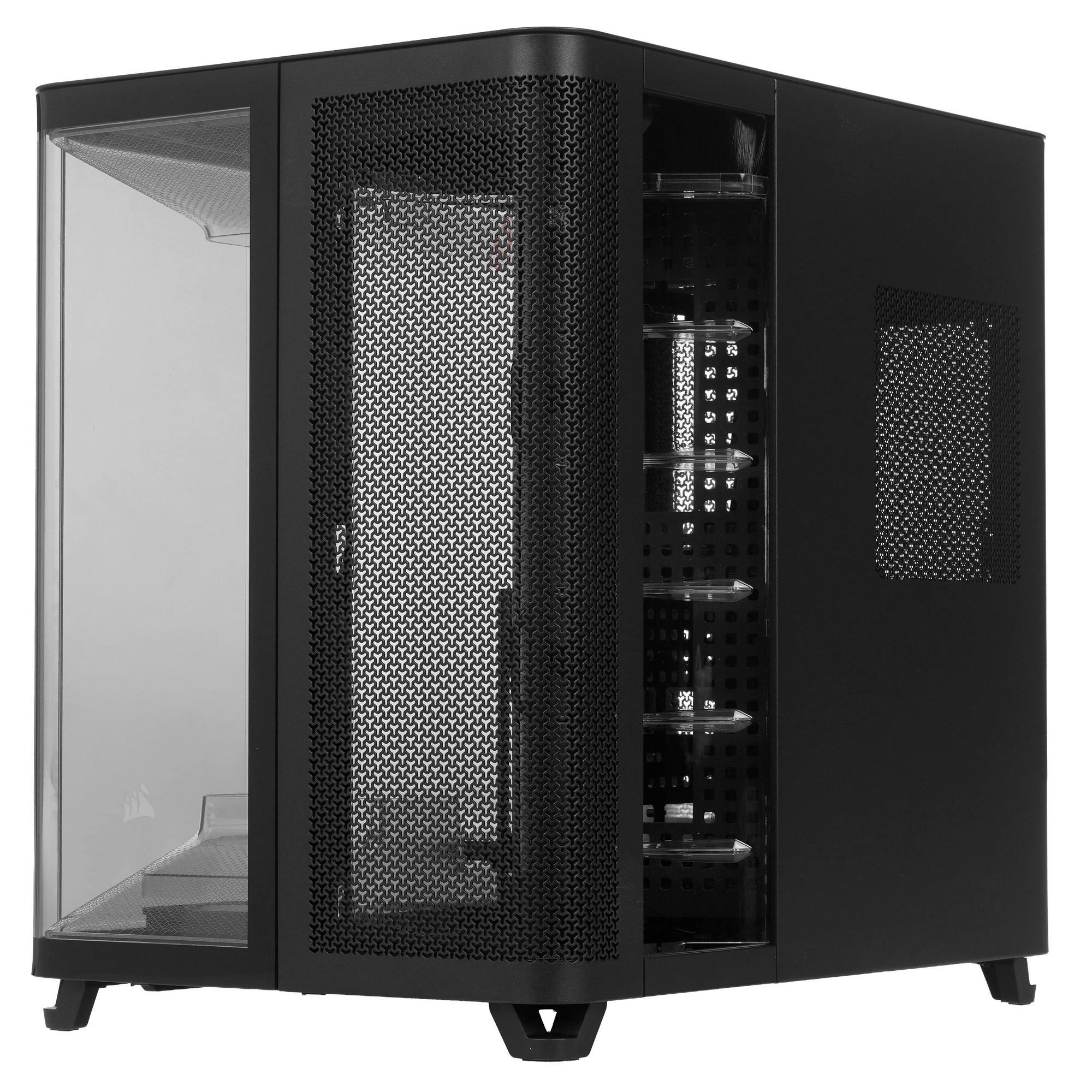 Корпус без блока питания/ Case Corsair AIR 5400 RS-R ARGB, Midi-Tower, TG, 3x120mm ARGB reverse fans