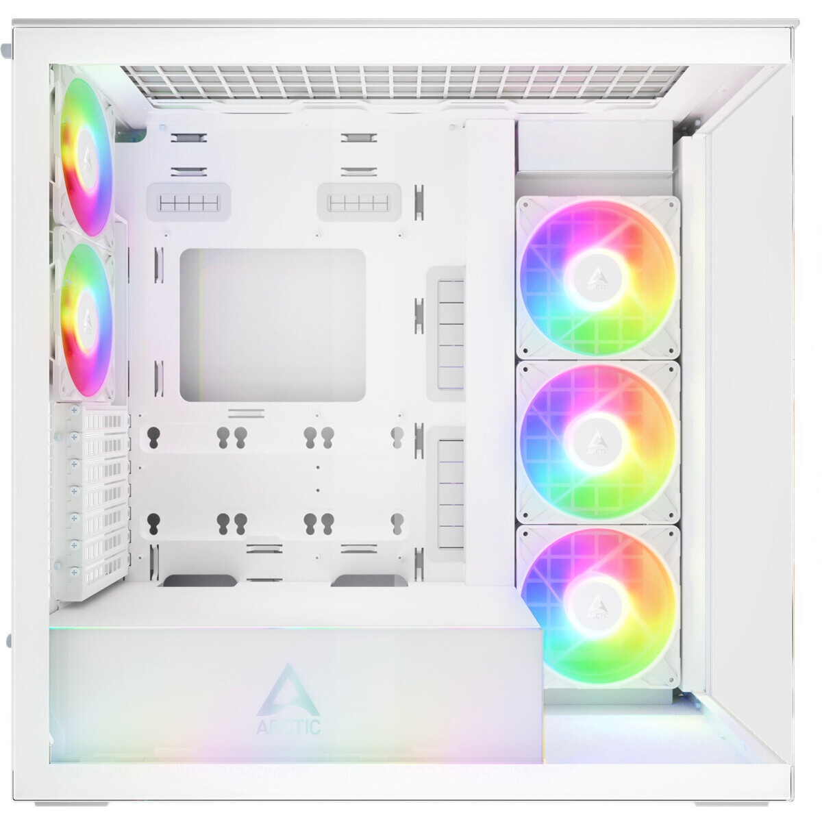 Корпус без блока питания/ Case Corsair 3500X LX-R RGB iCUE LINK, Midi-Tower, TG, 3x120mm ARGB, 2xUSB