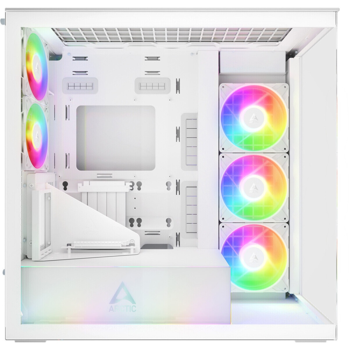 Корпус без блока питания/ Case Corsair 3500X LX-R RGB iCUE LINK, Midi-Tower, TG, 3x120mm ARGB, 2xUSB