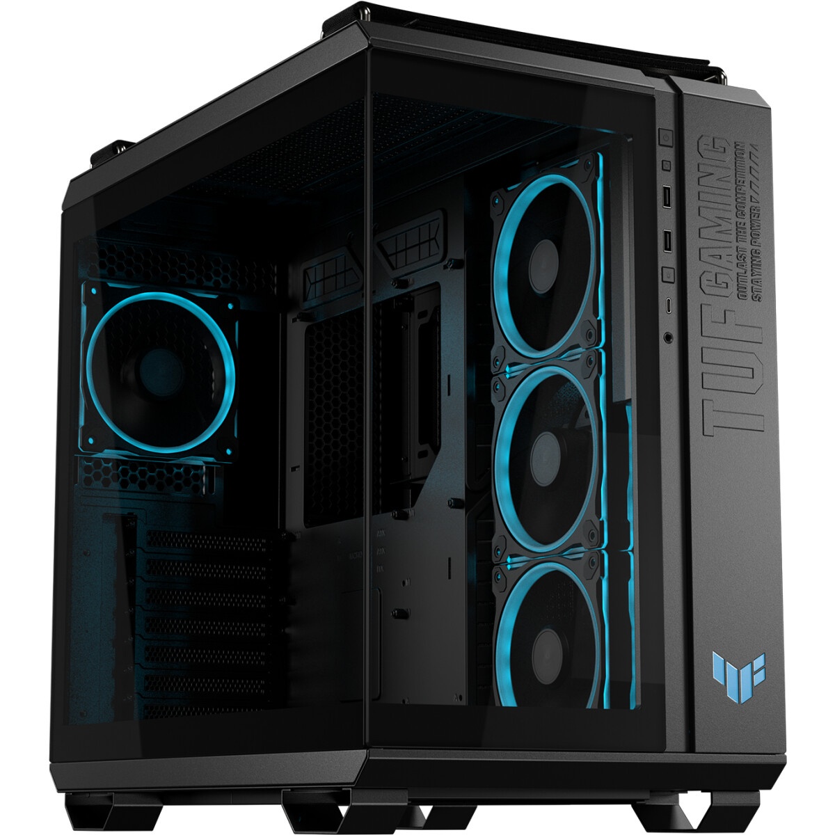 Корпус без блока питания/ Case Corsair Frame 4500X LX-R RGB iCUE LINK, Midi-Tower, TG, 3x120mm ARGB