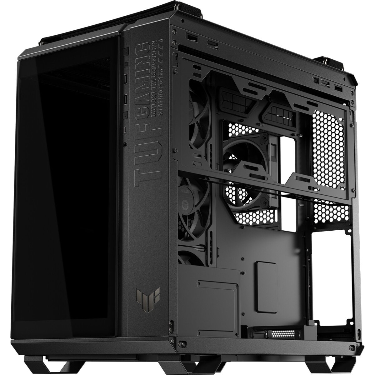 Корпус без блока питания/ Case Corsair Frame 4500X LX-R RGB iCUE LINK, Midi-Tower, TG, 3x120mm ARGB