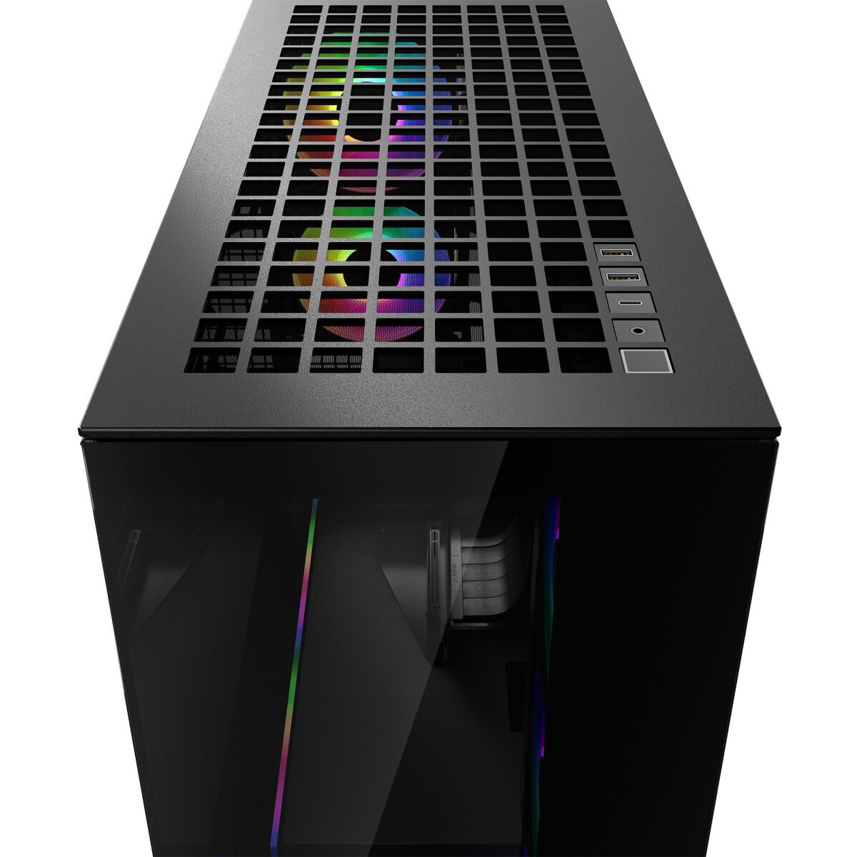Корпус без блока питания/ Case Corsair Frame 4500X RS-R ARGB, Midi-Tower, TG, 3x120mm ARGB reverse f
