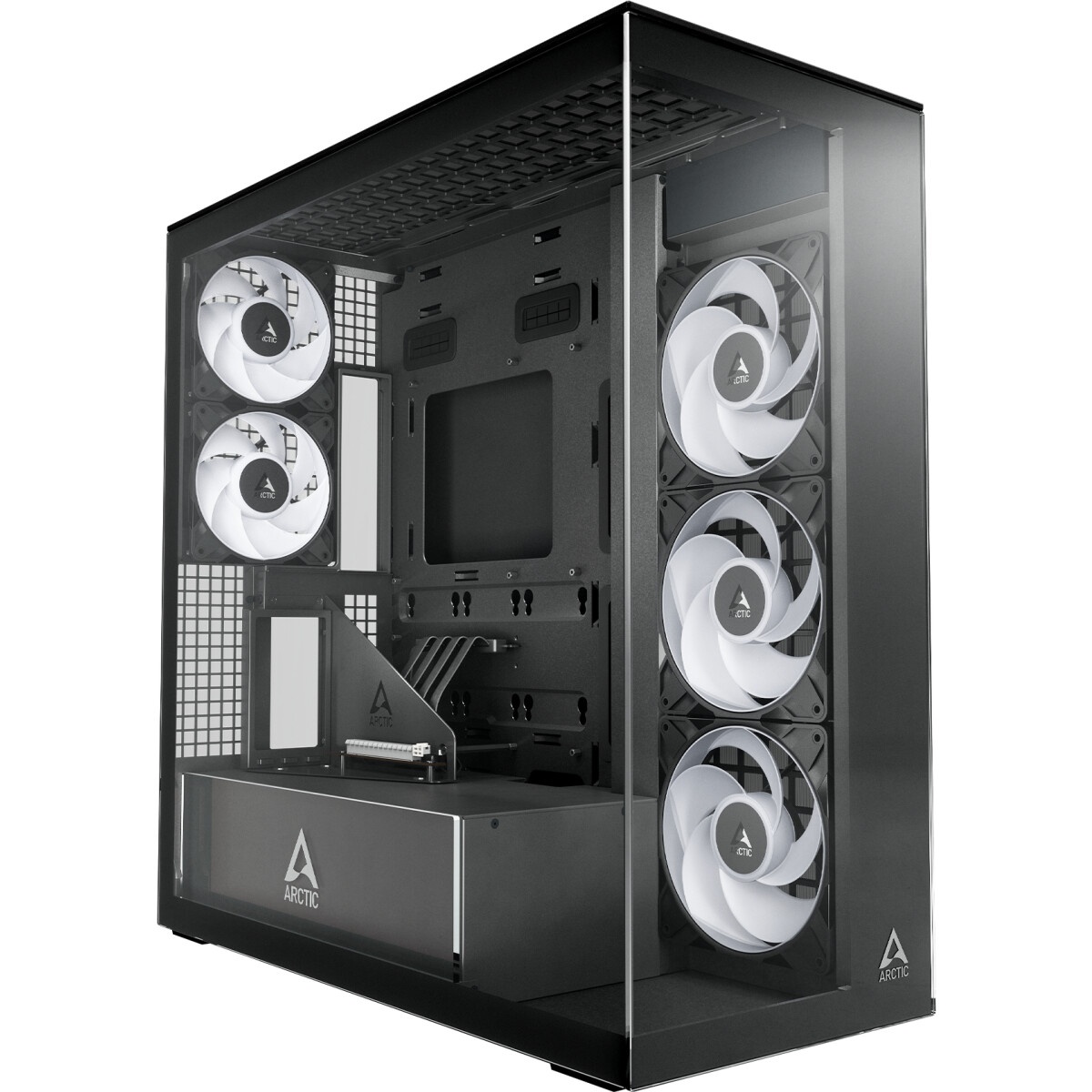 Корпус без блока питания/ Case Corsair Frame 4500X RS-R ARGB, Midi-Tower, TG, 3x120mm ARGB reverse f