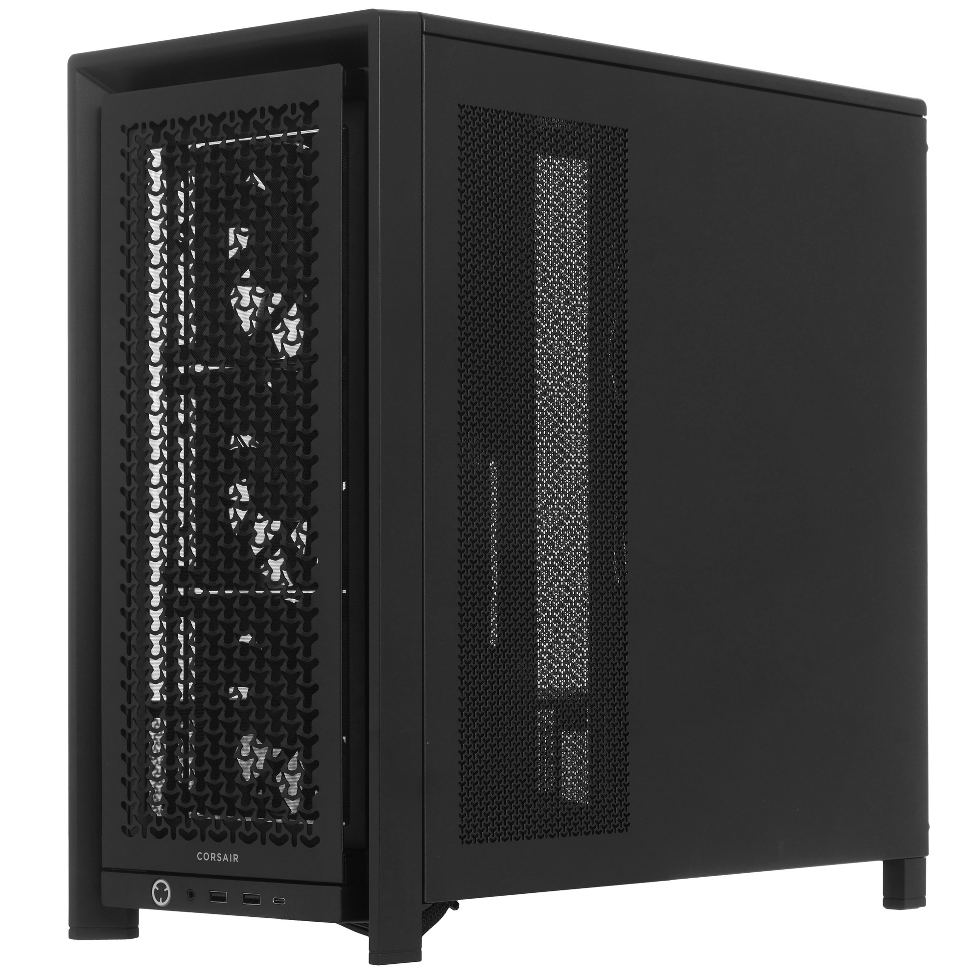 Корпус без блока питания/ Case Corsair Frame 4000D RS, Midi-Tower, TG, 3x120mm, 2xUSB-A 3.2, 1xUSB 3