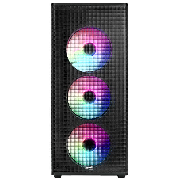 Корпус ATX Aerocool  / Formula Designer-G-BK-v2 4711099476770 черный, без БП, USB 3.0, 2*USB 2.0, HD
