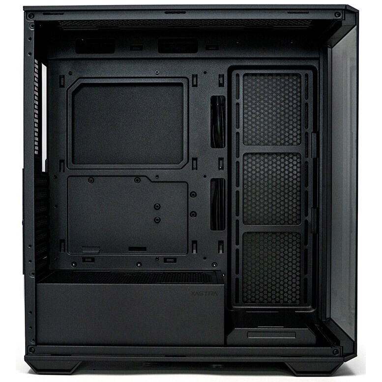 Корпус XASTRA Q600-0F-UC Black ATX/Aquarium/Screewless/no fans/Type-C/ Q600-0F-UC