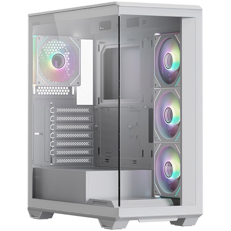 Корпус XASTRA Q700 0F-UC  White ATX/Aquarium/Screewless/no fans/Type C Q700-0F-UC-WH