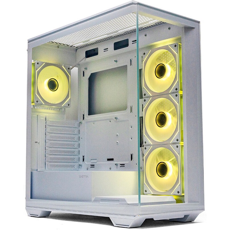 Корпус XASTRA Q700 0F-UC  White ATX/Aquarium/Screewless/no fans/Type C Q700-0F-UC-WH