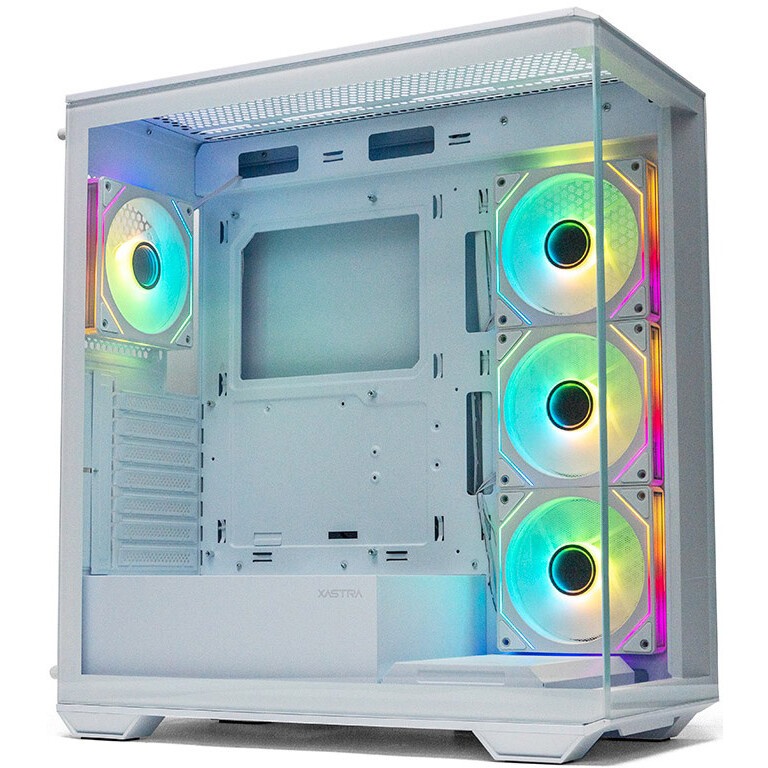 Корпус XASTRA Q700 0F-UC  White ATX/Aquarium/Screewless/no fans/Type C Q700-0F-UC-WH