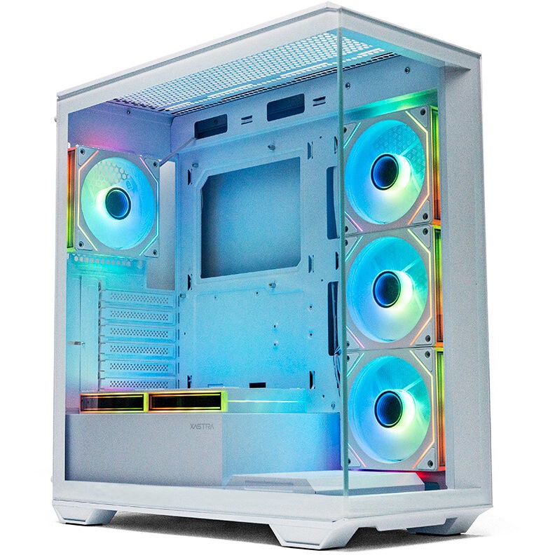 Корпус XASTRA Q700 0F-UC  White ATX/Aquarium/Screewless/no fans/Type C Q700-0F-UC-WH