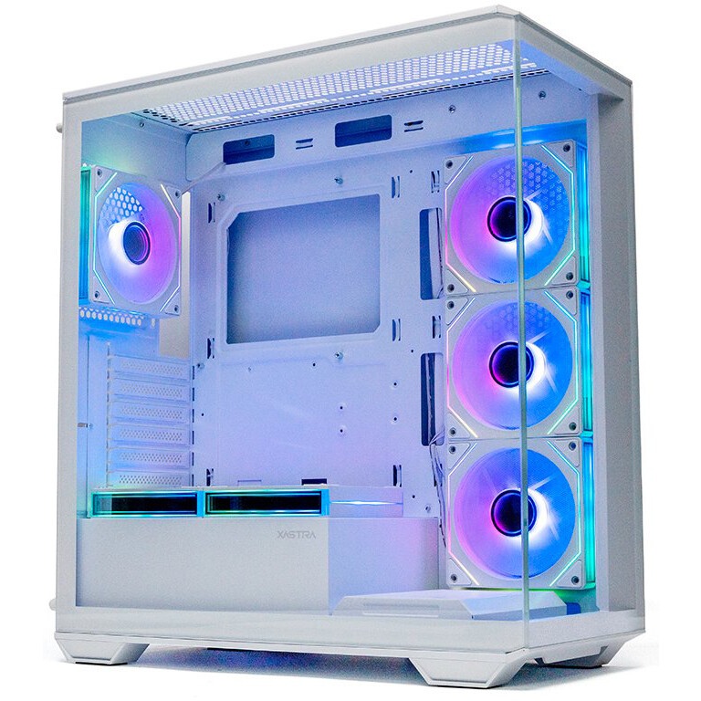 Корпус XASTRA Q700 0F-UC  White ATX/Aquarium/Screewless/no fans/Type C Q700-0F-UC-WH