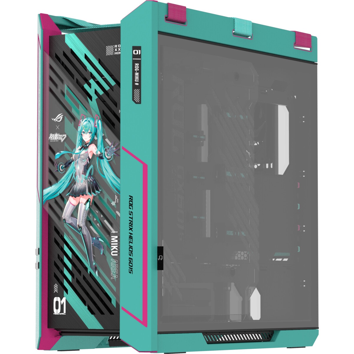 Компьютерный корпус ASUS ROG STRIX HELIOS II GX601S HATSUNE MIKU