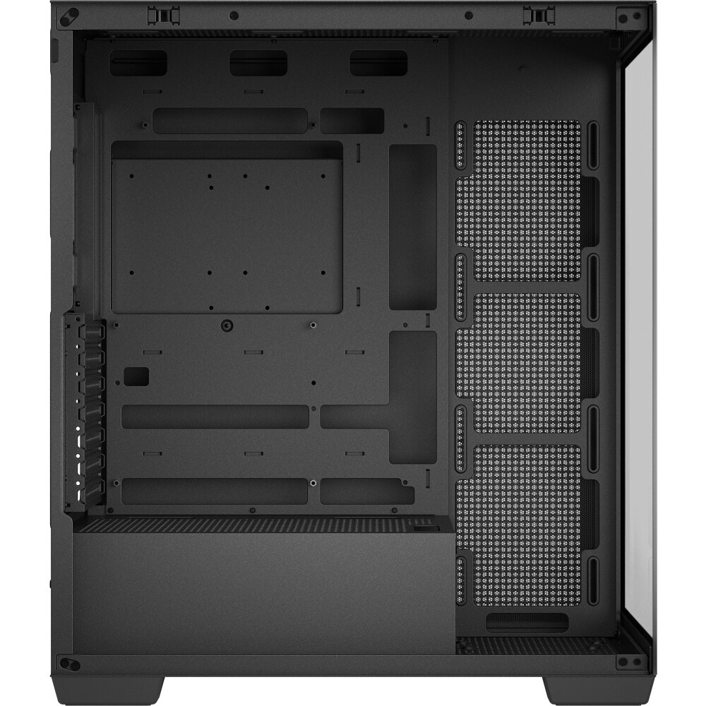 Корпус Deepcool CG530U 4F черный без БП ATX 10x120mm 4x140mm 1xUSB2.0 audio bott PSU
