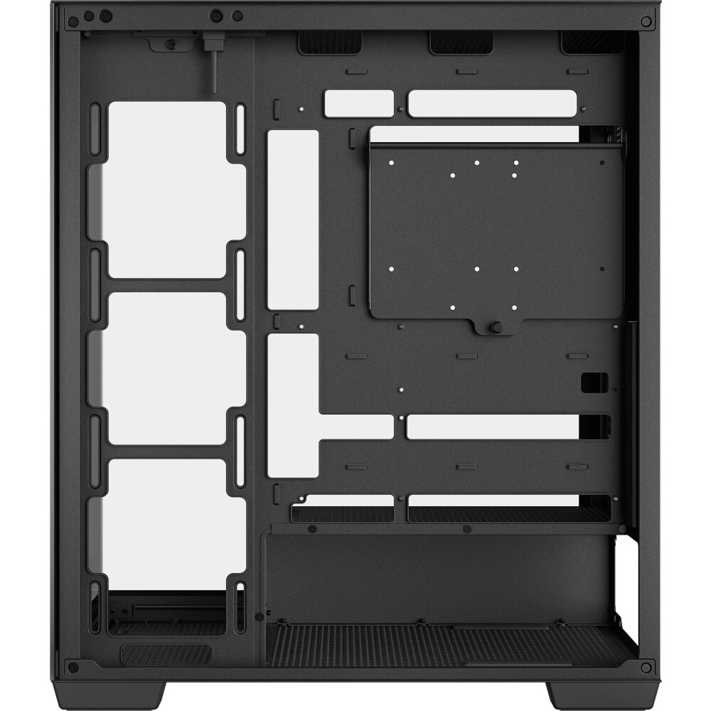Корпус Deepcool CG530U 4F черный без БП ATX 10x120mm 4x140mm 1xUSB2.0 audio bott PSU