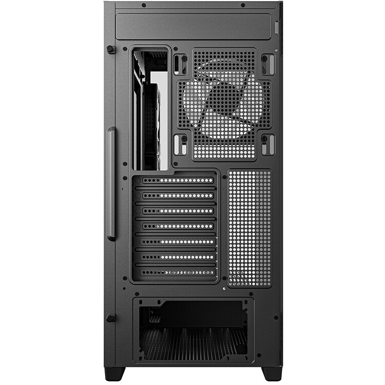 Корпус Deepcool CG530U 4F черный без БП ATX 10x120mm 4x140mm 1xUSB2.0 audio bott PSU