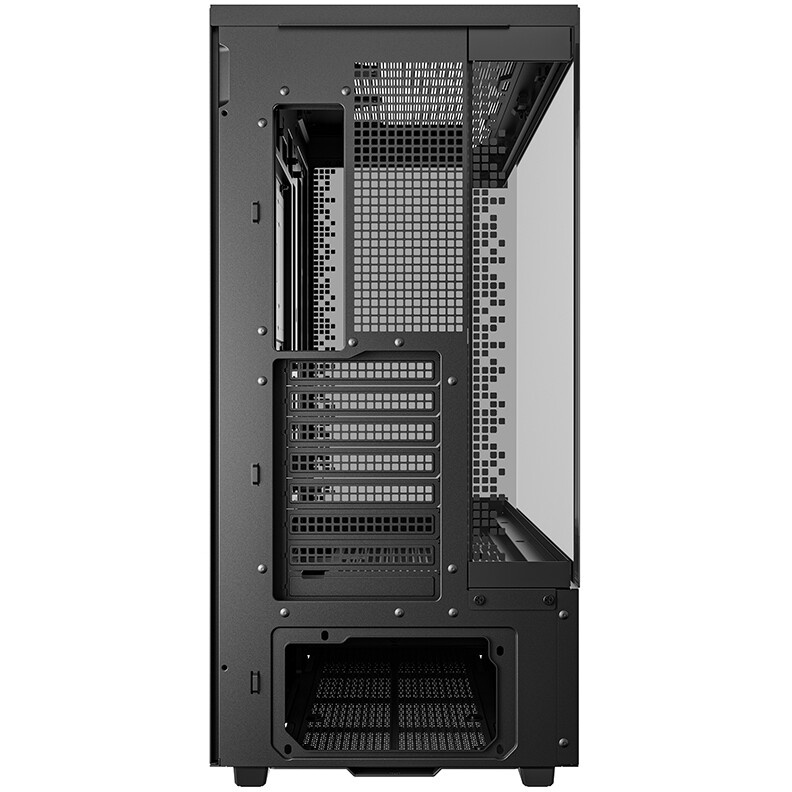 Корпус Deepcool CG530U 4F черный без БП ATX 10x120mm 4x140mm 1xUSB2.0 audio bott PSU