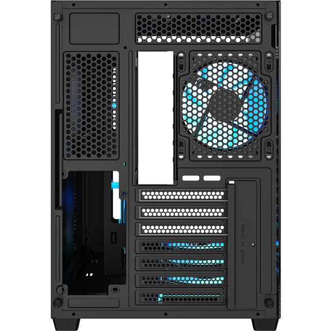 Корпус Deepcool CG530U 4F черный без БП ATX 10x120mm 4x140mm 1xUSB2.0 audio bott PSU