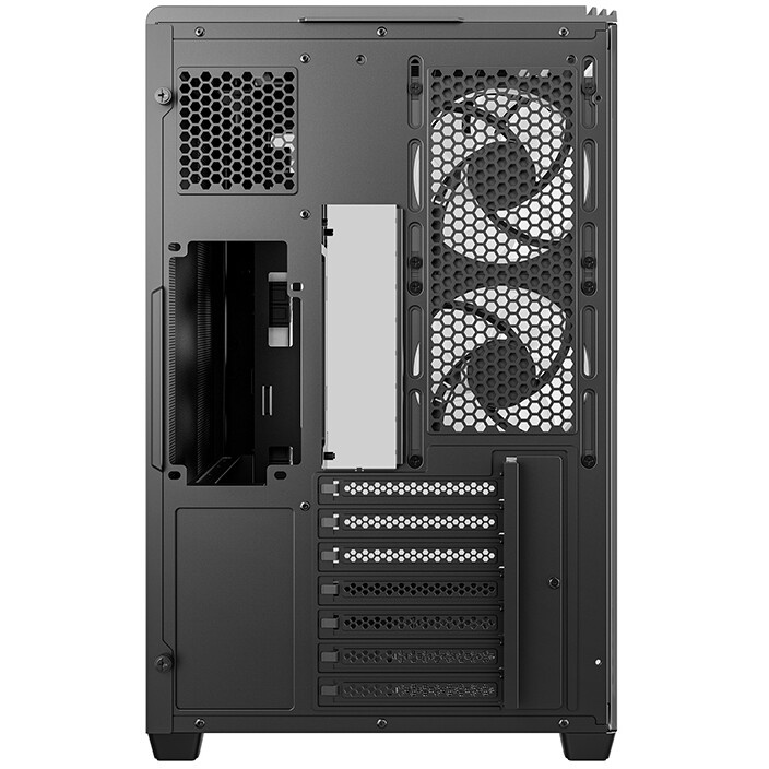 Корпус Deepcool CG530U 4F черный без БП ATX 10x120mm 4x140mm 1xUSB2.0 audio bott PSU