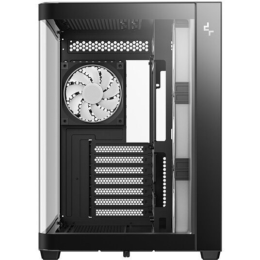 Корпус Deepcool CG530U 4F черный без БП ATX 10x120mm 4x140mm 1xUSB2.0 audio bott PSU