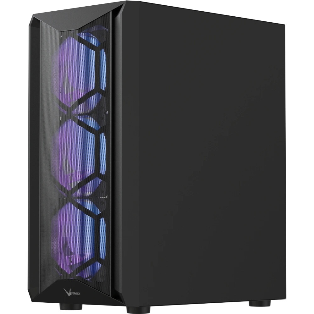 Корпус Formula Mana AR V2 черный без БП ATX 4x120mm 2xUSB2.0 1xUSB3.0 audio bott PSU