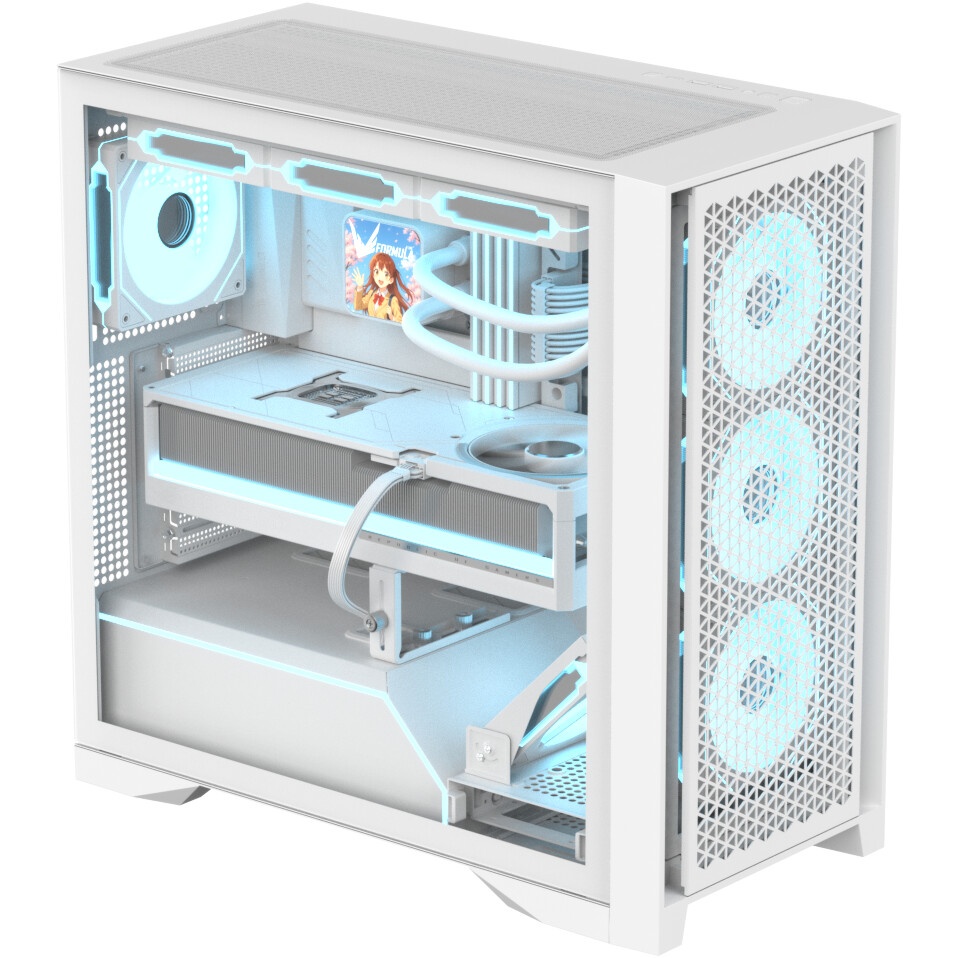 Корпус Formula Air Power G3 Plus черный без БП ATX 5x120mm 3x140mm 1xUSB3.0 audio bott PSU
