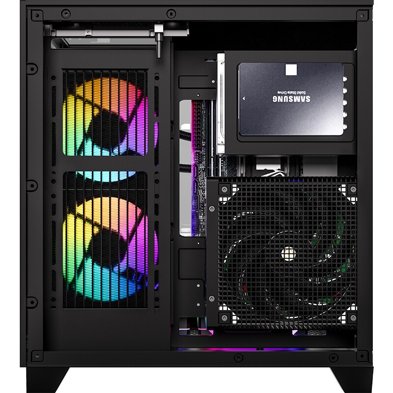 Компьютерный корпус Accord ACC-ZM3B черный без БП mATX 2xUSB2.0 1xUSB3.0 audio bott PSU