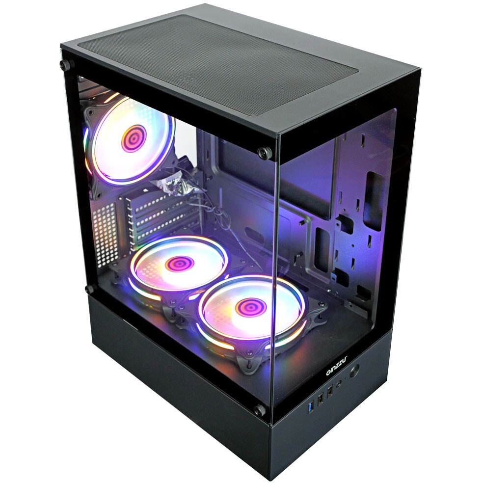Компьютерный корпус Accord ACC-ZM3B черный без БП mATX 2xUSB2.0 1xUSB3.0 audio bott PSU