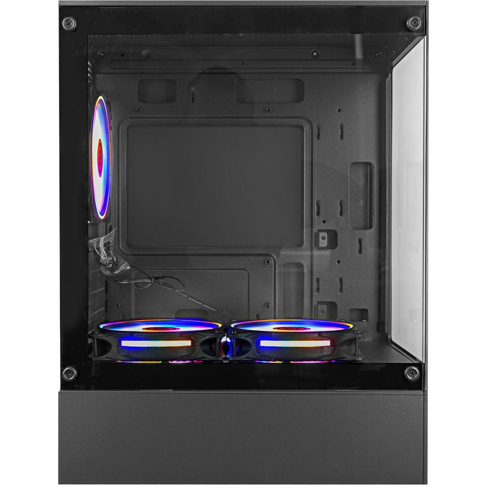 Компьютерный корпус Accord ACC-ZM3B черный без БП mATX 2xUSB2.0 1xUSB3.0 audio bott PSU