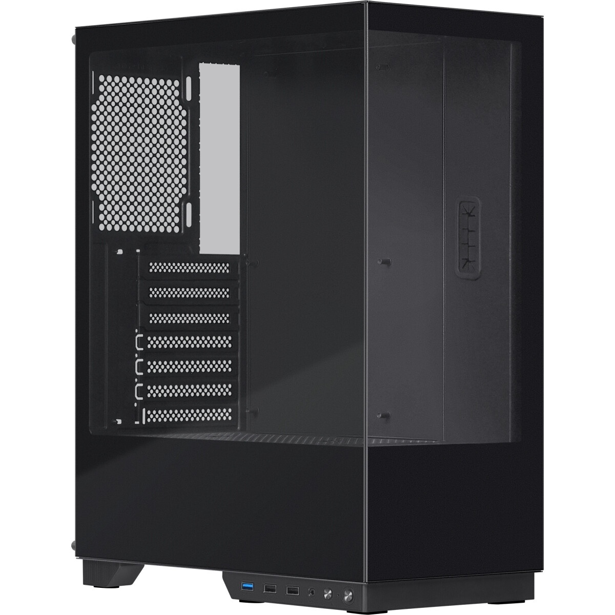 Компьютерный корпус  Accord ACC-ZA11B черный без БП ATX 1xUSB2.0 2xUSB3.0 audio bott PSU