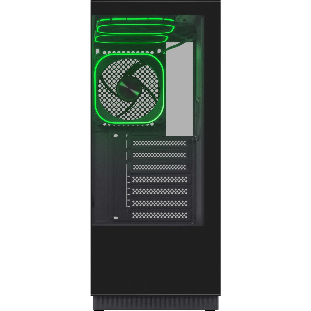 Компьютерный корпус  Accord ACC-ZA11B черный без БП ATX 1xUSB2.0 2xUSB3.0 audio bott PSU