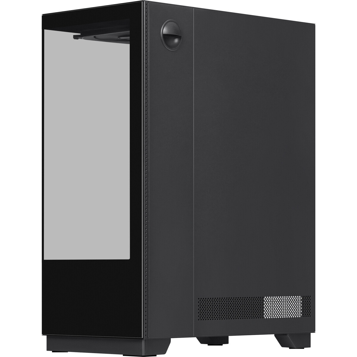 Компьютерный корпус  Accord ACC-ZA11B черный без БП ATX 1xUSB2.0 2xUSB3.0 audio bott PSU