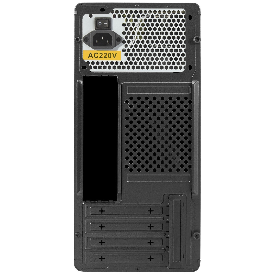 Корпус Minitower ExeGate BAA-503U2-UNS450 (mATX, БП UNS450 с вент. 12см, 1*USB+2*USB3.0, HD Audio, ч